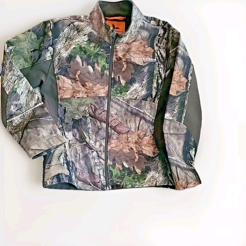 Field & Stream Hunting Jacket Boys Youth Sz XL Mossy Oak Camo Boys Outdoor